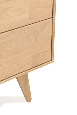 Comò in legno massello di rovere Escandi 1 | NordicStory