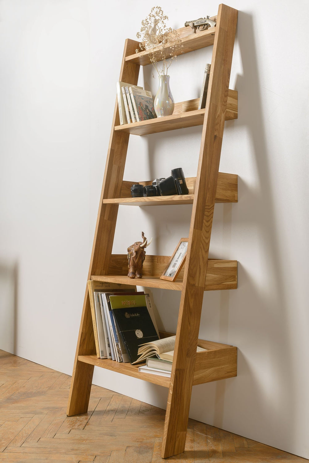 Estanteria Libreria de madera maciza de roble Escandi | NordicStory
