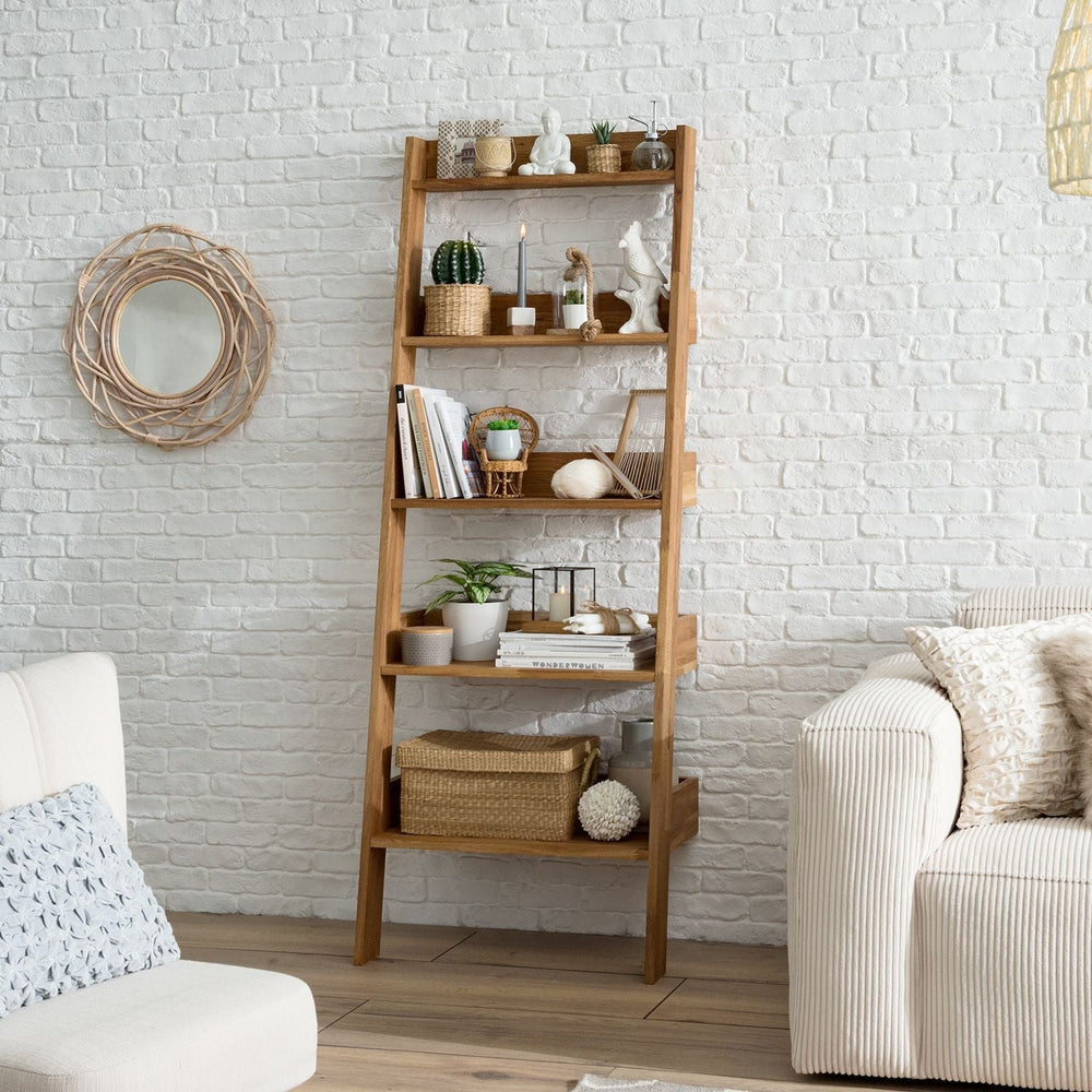 Estanteria Libreria de madera maciza de roble Escandi | NordicStory