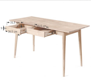 Scrivania in legno massello di rovere Escandi  | NordicStory