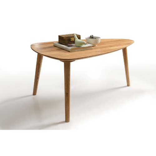 Escandi 2 stackable solid oak coffee tables | NordicStory