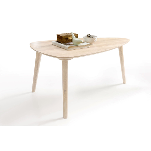 Escandi 2 stackable solid oak coffee tables | NordicStory