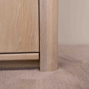 Credenza Comò in legno massello di rovere Elsa 2 | NordicStory