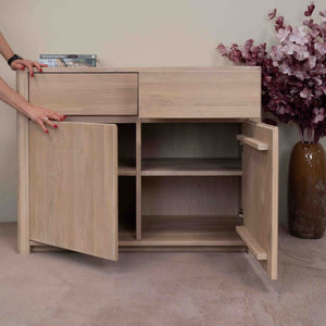 Credenza Comò in legno massello di rovere Elsa 2 | NordicStory