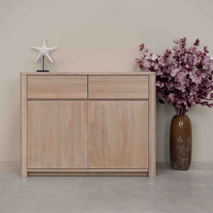 Credenza Comò in legno massello di rovere Elsa 2 | NordicStory