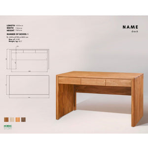 Elsa solid oak desk | NordicStory