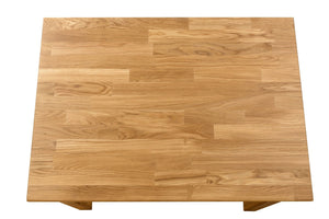 Mesa de comedor de madera maciza de roble Lemsiwood | NordicStory