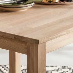 Eettafel van massief eikenhout Lemsiwood | NordicStory