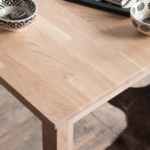 Eettafel van massief eikenhout Lemsiwood | NordicStory