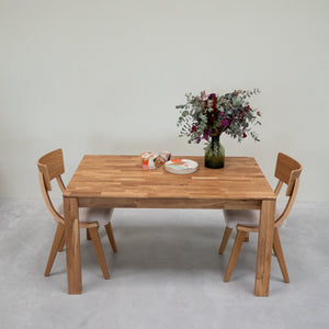 Mauritz 4 solid oak dining table | NordicStory