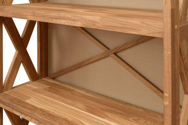 Estanteria Libreria de madera maciza de roble Royal | NordicStory