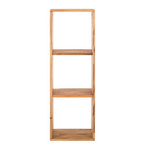 Regal 3 solid oak bookcase | NordicStory