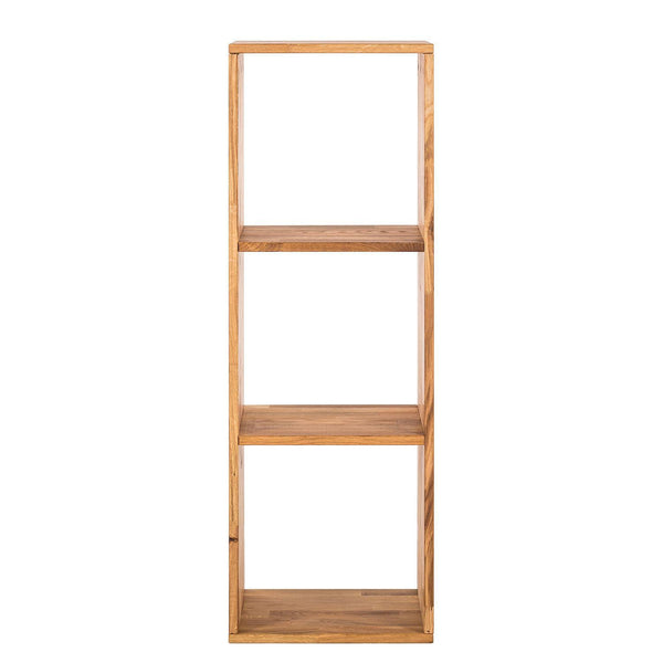 Regal 3 solid oak bookcase | NordicStory