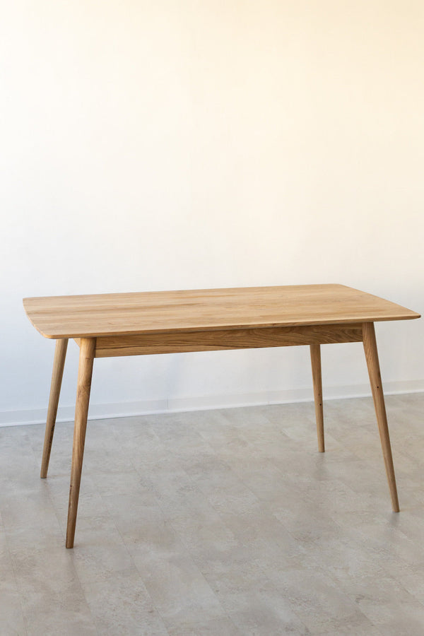 Rechthoekige eettafel van massief eikenhout Escandi 1 | NordicStory