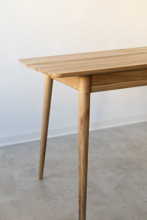 Rechthoekige eettafel van massief eikenhout Escandi 1 | NordicStory