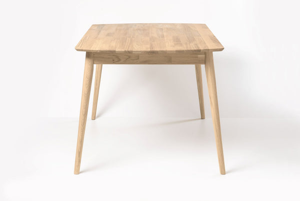 Rechthoekige eettafel van massief eikenhout Escandi 1 | NordicStory