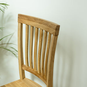 Pack de 2 o 4 Sillas de Comedor de Madera Maciza de Roble Provance | VESKOR