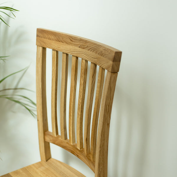 Pack de 2 o 4 Sillas de Comedor de Madera Maciza de Roble Provance | VESKOR