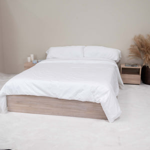 Sofia massief eiken bed met opbergruimte | NordicStory