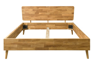 Cama de madera maciza de roble Escandi | NordicStory