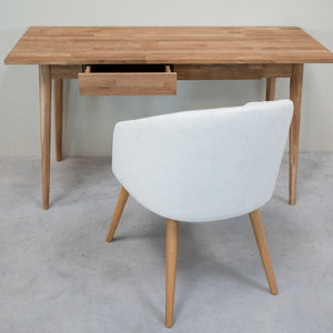 Sillón de roble macizo Ana com tapizado | VESKOR