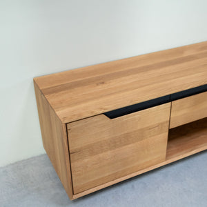 Mueble de TV de madera maciza roble Bremen | NordicStory