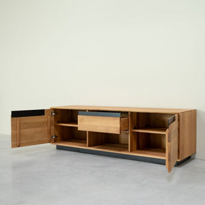 Mueble de TV de madera maciza roble Bremen | NordicStory
