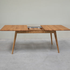 Mesa de comedor extensible de madera maciza roble Geneva | NordicStory