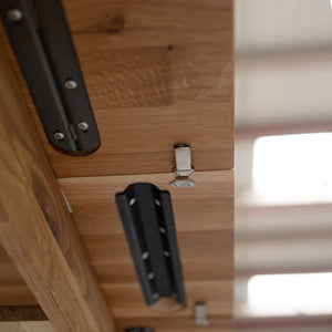Mesa de comedor extensible de madera maciza roble Geneva | NordicStory