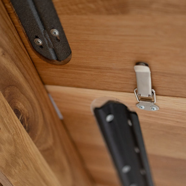 Mesa de comedor extensible de madera maciza roble Geneva | NordicStory