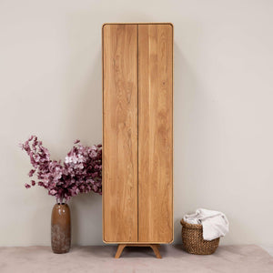 Armario de 2 puertas de madera maciza roble Geneva | NordicStory