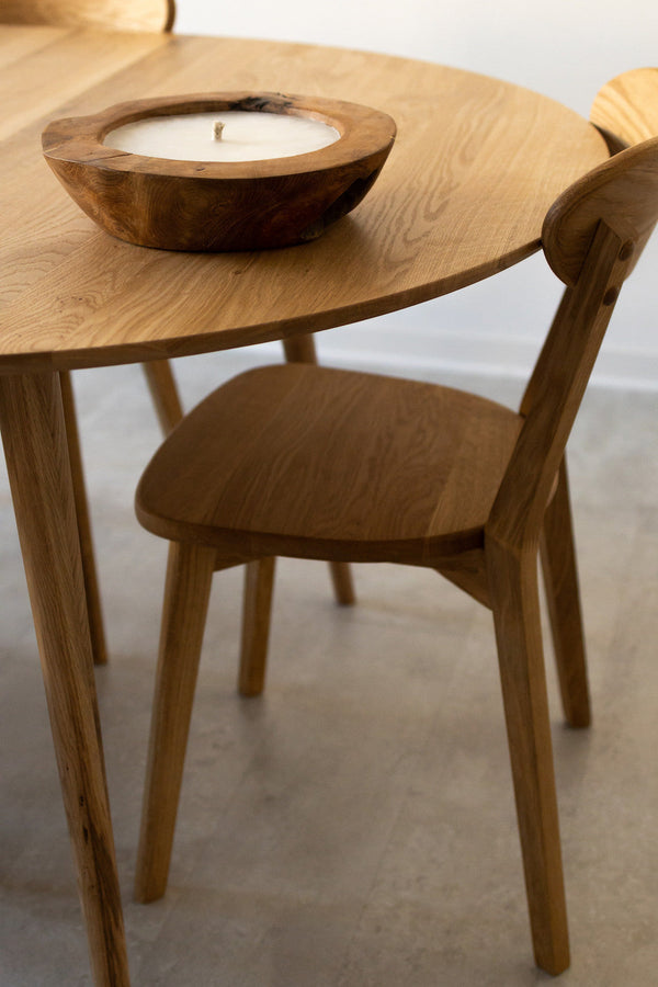 Pack de 2 o 4 Sillas de Comedor de Madera Maciza de Roble Isku | NordicStory