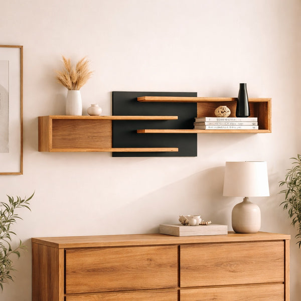 Bremen solid oak bookcase | NordicStory