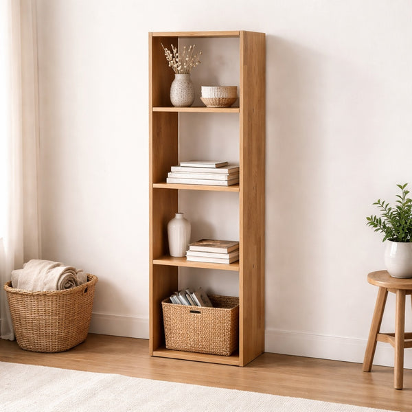 Denmark 1 solid oak bookcase | NordicStory