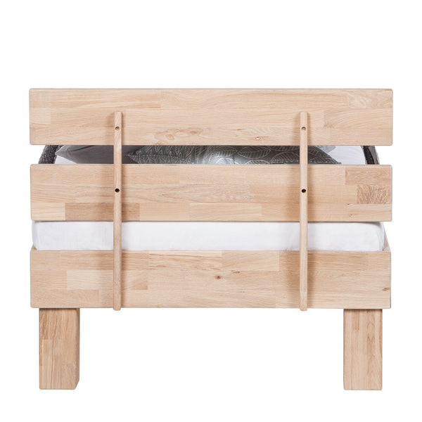 Cama de madera maciza de roble 90 x 200 cm. /140 x 200 cm. / 160 x 200 cm. / 180 x 200 Estilo escandinavo
