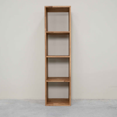 Estanteria Libreria de madera maciza de roble Regal 4, 39 x 35 x 150 cm. | NordicStory