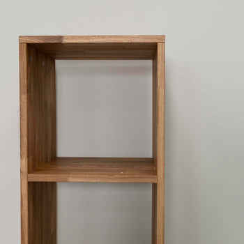 Estanteria Libreria de madera maciza de roble Regal 4, 39 x 35 x 150 cm. | NordicStory