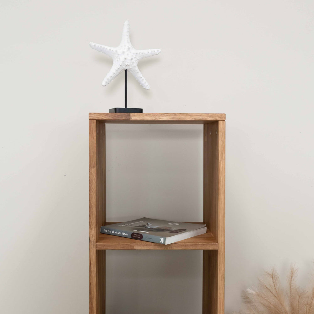 Estanteria Libreria de madera maciza de roble Regal 4, 39 x 35 x 150 cm. | NordicStory