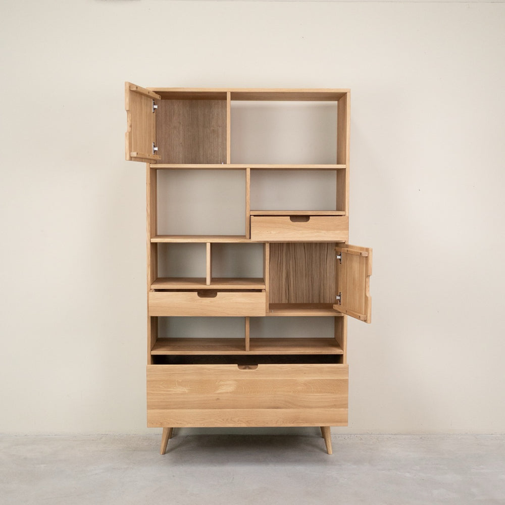 Escandi Atelier 3 Solid Oak Bookshelf | NordicStory