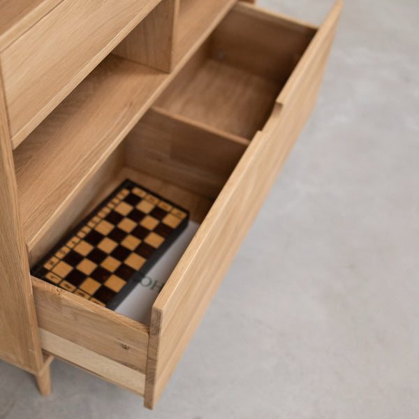 Escandi Atelier 3 Solid Oak Bookshelf | NordicStory