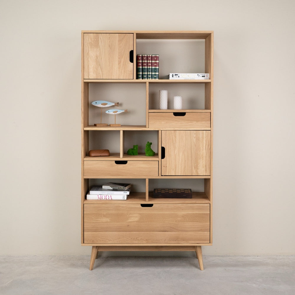 Escandi Atelier 3 Solid Oak Bookshelf | NordicStory