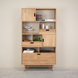 Escandi Atelier 3 Solid Oak Bookshelf | NordicStory