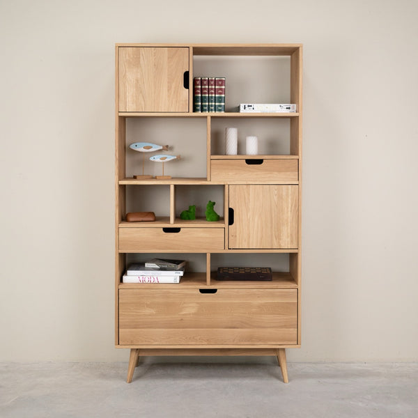 Escandi Atelier 3 Solid Oak Bookshelf | NordicStory