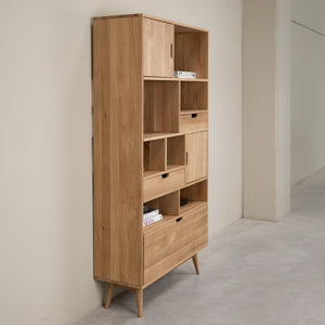 Escandi Atelier 3 Solid Oak Bookshelf | NordicStory