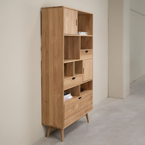 Escandi Atelier 3 Solid Oak Bookshelf | NordicStory