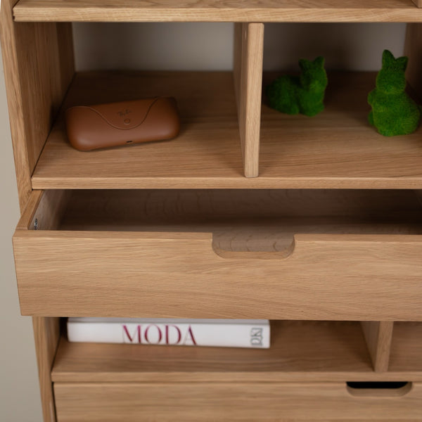 Escandi Atelier 3 Solid Oak Bookshelf | NordicStory