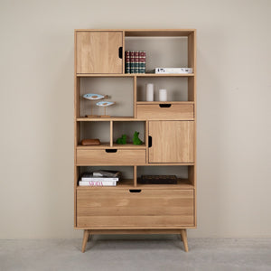 Escandi Atelier 3 Solid Oak Bookshelf | NordicStory