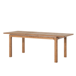LoftStory Mesa de comedor extensible de madera de roble