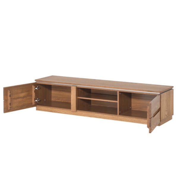LoftStory Mueble de TV de madera de roble