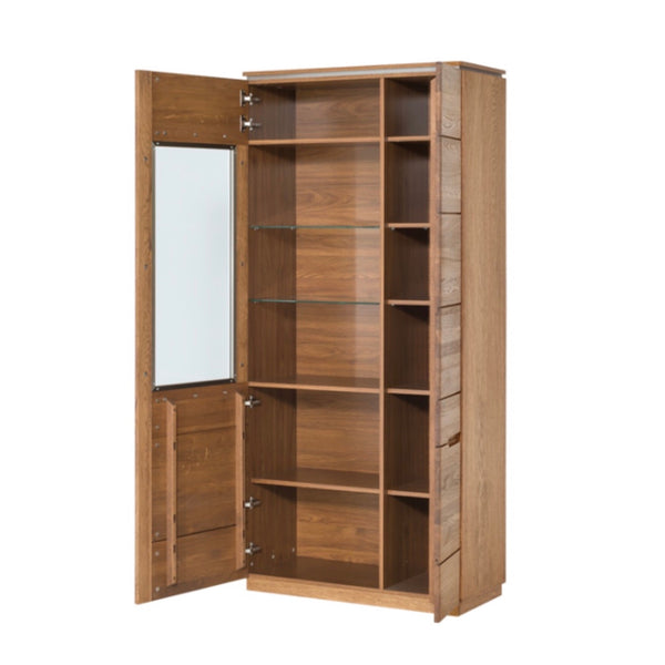 LoftStory Vitrina de madera maciza de roble